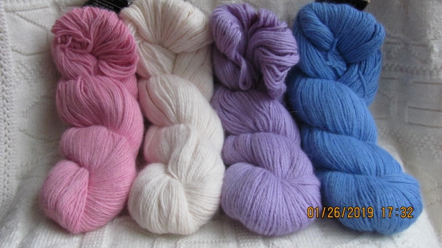 Indulgence Alpaca- Pink -White-Lavender-Blue - Click Image to Close